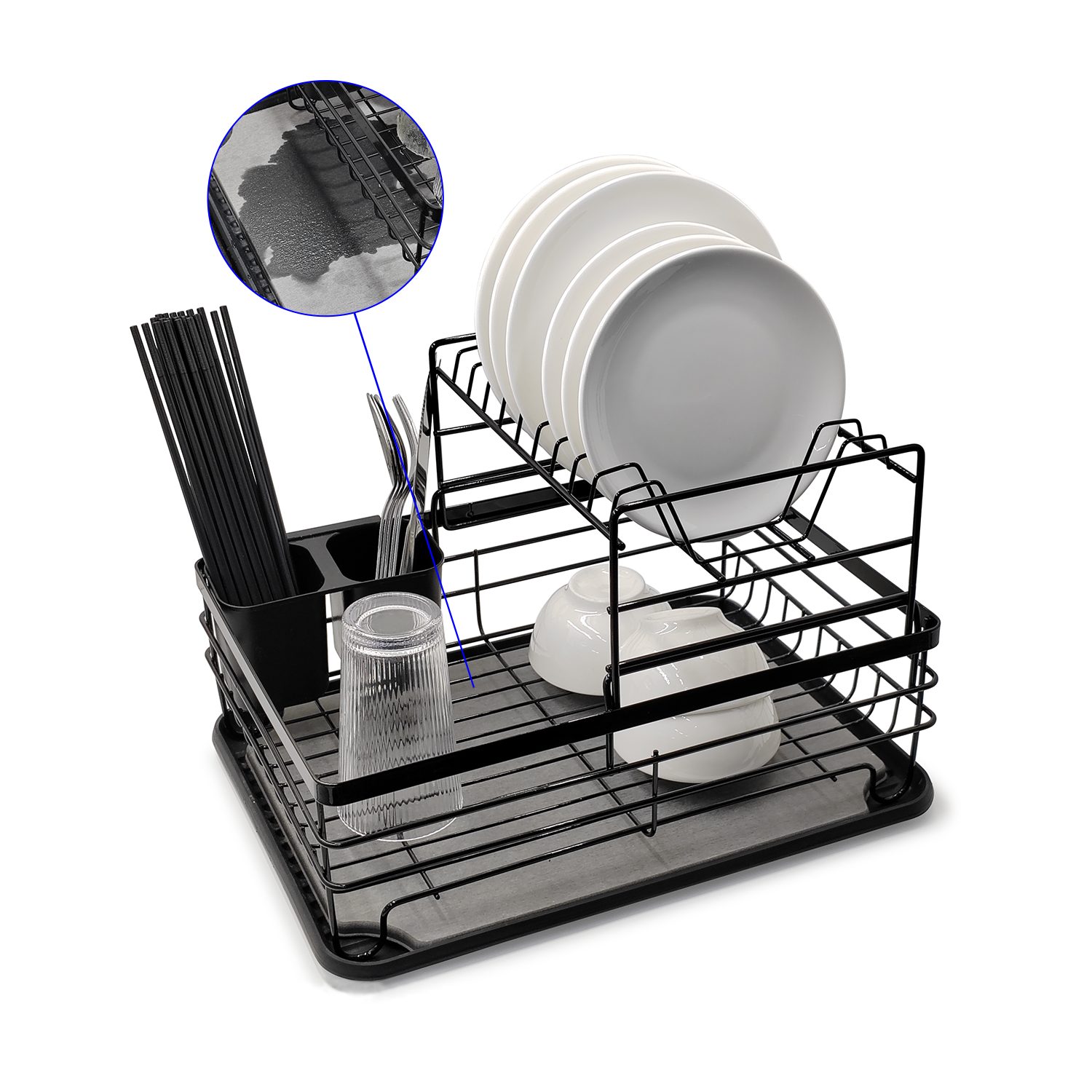 Stone Dish Drying Rack — Super Absorbent Diatomite Mat — Product Image 2